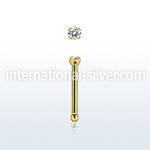 nbtzr15 anodized surgical steel nose bones nose  piercing
