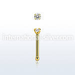 nbtzr2 anodized titanium g23 nose bones nose  piercing