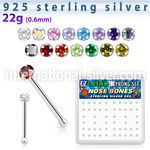 nbzbc12 nose bone silver 925 nose