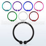 nc12p fake illusion hoops silver 925 belly button