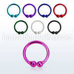 nc8p fake illusion hoops silver 925 belly button