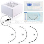 neecbx eo gas sterilized curved steel needles for single use