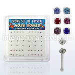 npbms nose bone silver 925 nose
