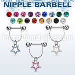 npdl18 straight barbells surgical steel 316l nipple