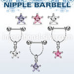 npdl34 straight barbells surgical steel 316l nipple