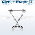 npdl36 straight barbells surgical steel 316l nipple