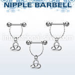npdl9 straight barbells surgical steel 316l nipple