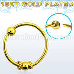 nr11rg nose hoop silver 925 nose