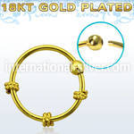 nr27rg nose hoop silver 925 nose
