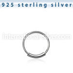 ns01 nose hoop silver 925 nose