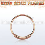 ns02rs nose hoop silver 925 nose
