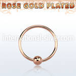 ns05rs nose hoop silver 925 nose