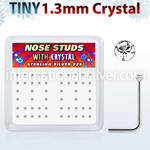 ns6cx l shape nose studs silver 925 nose
