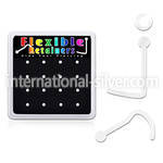 nscrtx16 l shape nose studs bioflex ptfe nose