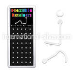 nscrtx40 l shape nose studs bioflex ptfe nose