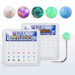 nso2h l shape nose studs silver 925 nose