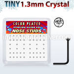 nsrb6xc l shape nose studs silver 925 nose