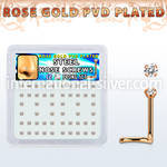 nwttz2xc anodized surgical steel nose screws and nose studs nose bridge  piercing