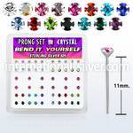 nyp14mx bend it to fit nose studs silver 925 nose