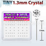 nyp6cx bend it to fit nose studs silver 925 nose