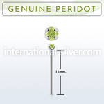 nypge4 bend it to fit nose studs silver 925 nose