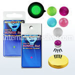 pkmr3 fake illusion body jewelry acrylic body jewelry belly button