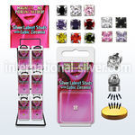 rkpkmz fake illusion body jewelry silver 925 belly button