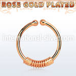 rssep12k fake illusion body jewelry silver 925 septum