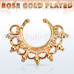 rssepd12 fake illusion body jewelry silver 925 septum