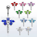 se008 belly rings surgical steel 316l belly button