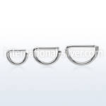seld16 seamless   segment rings surgical steel 316l septum