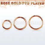 seltt16 seamless segment rings anodized surgical steel 316l nose