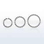 selw16 seamless segment rings surgical steel 316l eyebrow