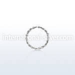 selw18 surgical steel seamless and segment rings ear othersear lobe ear otherseyebrow helix nose septum piercing