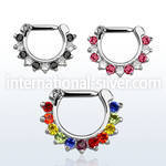 sepcx14 straight barbells surgical steel 316l septum