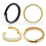 sgtsh43 anodized plating steel hinged segment hoop chain