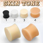 sipg plugs gauges silicon body jewelry ear lobe