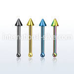 sncnt nose bone anodized surgical steel 316l nose