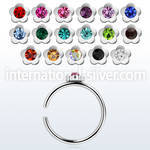 snr1 fake illusion hoops surgical steel 316l nose
