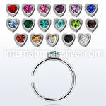snr3 fake illusion hoops surgical steel 316l nose