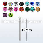 sns18 bend it to fit nose studs surgical steel 316l 