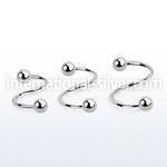 sp20b spirals twisters surgical steel 316l eyebrow