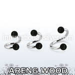 spar5 spirals twisters organic body jewelry eyebrow