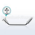 subscw surface piercing surgical steel 316l surface piercings