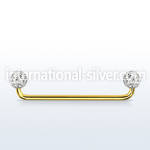 subtf5g anodized surgical steel surface barbells surface piercing