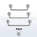 sudb4 surface piercing surgical steel 316l surface piercings