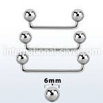 sudb6 surface piercing surgical steel 316l surface piercings