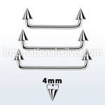 sudcn4 surface piercing surgical steel 316l surface piercings