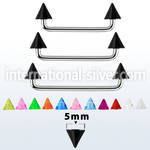 sudvn5 surface piercing surgical steel 316l with acrylic parts surface piercings