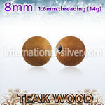 teball8 loose body jewelry parts organic body jewelry 